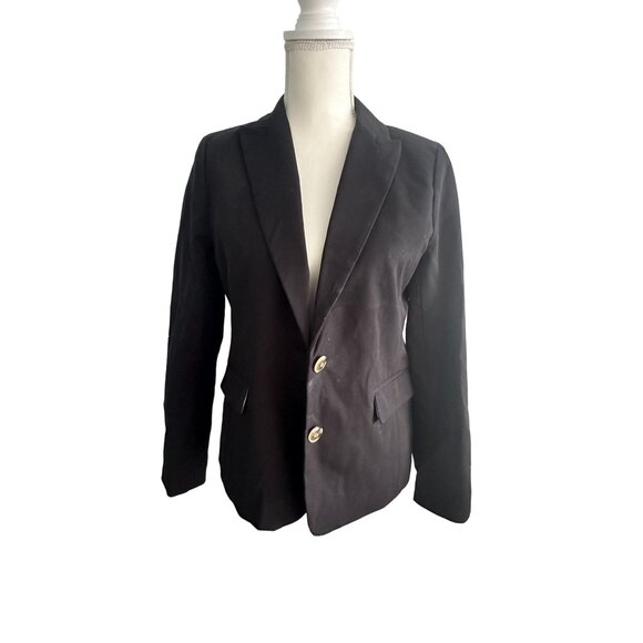 J CREW Black Classic Blazer Jacket Size 6 NEW New with tags - Picture 1 of 6